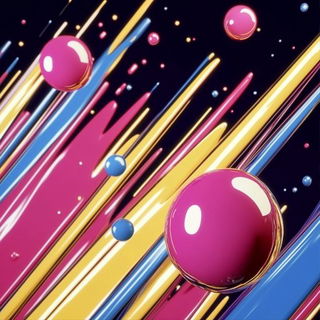 Ornathai style, Midjourney V6.1: abstract 3D render