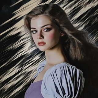 Ornathai style, Midjourney V6.1: photographic portrait of female protagonist