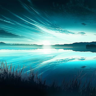 Cartoglyphic style, Midjourney V6.1: realistic landscape photograph of quiet dawn