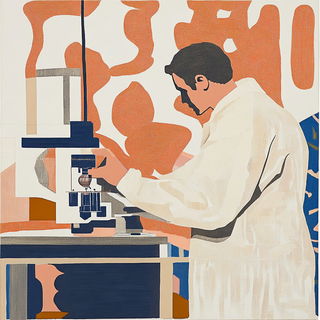 Gargoylepaste style, Midjourney V6.1: editorial illustration for popular scientific magazine cover
