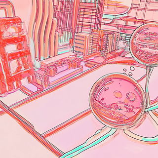 Cutout Botanical Stopmotion style, Midjourney V6.1: abstract 3D render
