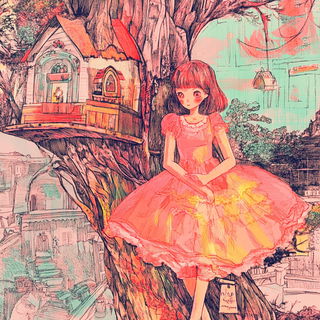 Cutout Botanical Stopmotion style, Midjourney V6.1: retro fairy-tale illustration