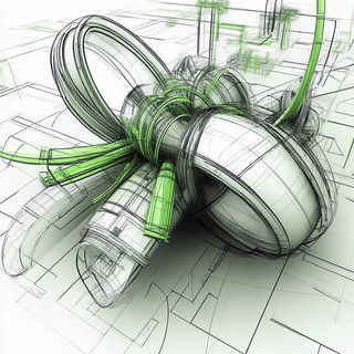 Kagebeam style, Midjourney V6.1: abstract 3D render
