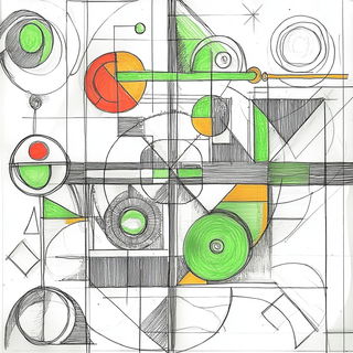 Kagebeam style, Midjourney V6.1: creative pattern composition