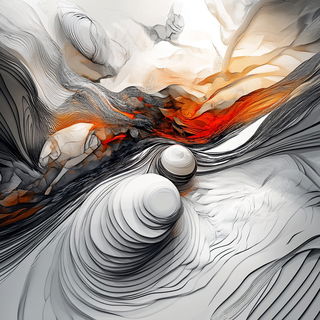 Cliffopal style, Midjourney V6.1: abstract 3D render