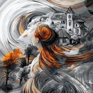 Cliffopal style, Midjourney V6.1: retro fairy-tale illustration