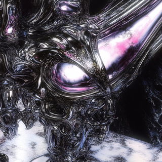 Filigree Astrarium style, Midjourney V6.1: abstract 3D render