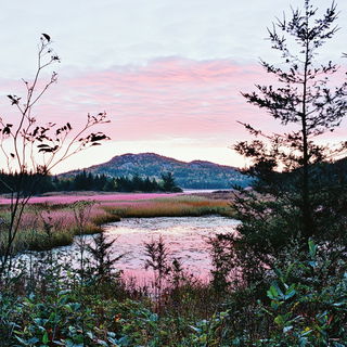 Horizon Sash style, Midjourney V6.1: realistic landscape photograph of quiet dawn