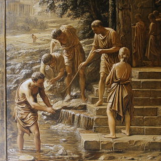 Tenonfall Cinema style, Midjourney V6.1: classical 18th-century oil painting