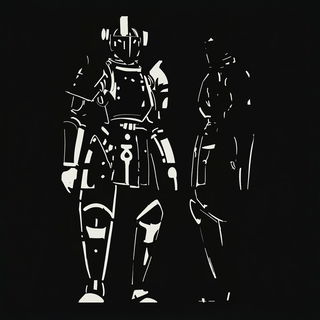 Winter Scalehouse style, Midjourney V6.1: concept art character design of retropunk steam knight