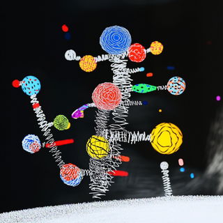 Tidepaint style, Midjourney V6.1: abstract 3D render