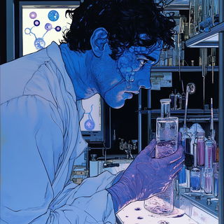 Atlas of Inked Beasts style, Midjourney V6.1: editorial illustration for popular scientific magazine cover