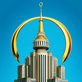 Gazeweave style, Midjourney V6.1: bold minimalist logo design for Istanbul city municipal services