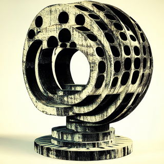 Wakeborne style, Midjourney V6.1: abstract 3D render