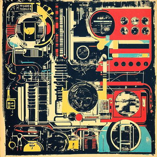 Wakeborne style, Midjourney V6.1: technical infrastructure blueprint schematics
