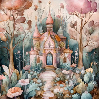 Suntrack Inkfolk style, Midjourney V6.1: retro fairy-tale illustration