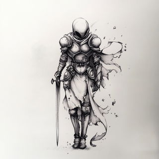 Chromasuture style, Midjourney V6.1: concept art character design of retropunk steam knight
