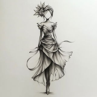 Chromasuture style, Midjourney V6.1: haute-couture fashion outfit