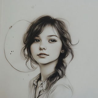 Chromasuture style, Midjourney V6.1: photographic portrait of female protagonist