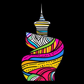 Malachite Drapery style, Midjourney V6.1: bold minimalist logo design for Istanbul city municipal services