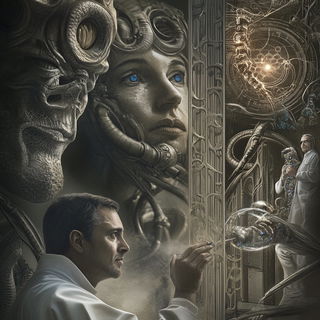 Skysakura style, Midjourney V6.1: editorial illustration for popular scientific magazine cover