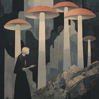 Panelshock style, Midjourney V6.1: retro fairy-tale illustration