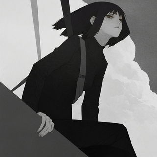 Panelshock style, Midjourney V6.1: black-and-white manga comic strip