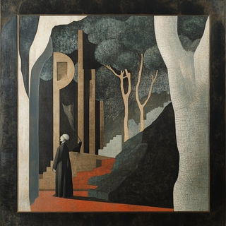 Panelshock style, Midjourney V6.1: classical 18th-century oil painting