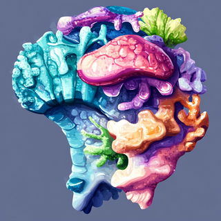 Dappled Lithobeast style, Midjourney V6.1: abstract 3D render