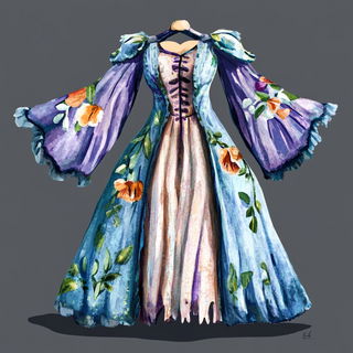 Dappled Lithobeast style, Midjourney V6.1: haute-couture fashion outfit