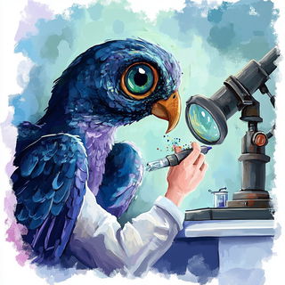 Dappled Lithobeast style, Midjourney V6.1: editorial illustration for popular scientific magazine cover