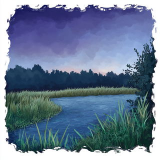 Dappled Lithobeast style, Midjourney V6.1: realistic landscape photograph of quiet dawn