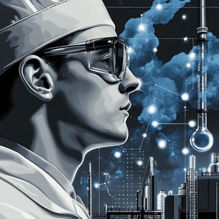 Washclaw Chronicle style, Midjourney V6.1: editorial illustration for popular scientific magazine cover