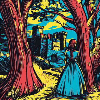 Cogmoss style, Midjourney V6.1: retro fairy-tale illustration