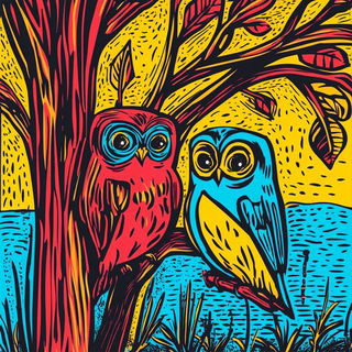 Cogmoss style, Midjourney V6.1: traditional folk art