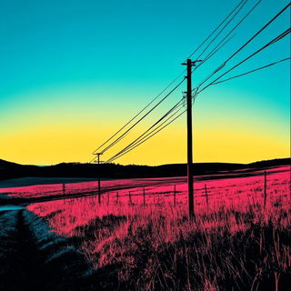 Cogmoss style, Midjourney V6.1: realistic landscape photograph of quiet dawn