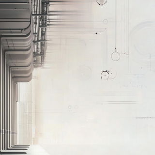 Cryorim Noir style, Midjourney V6.1: technical infrastructure blueprint schematics
