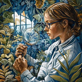 Inkscratchery style, Midjourney V6.1: editorial illustration for popular scientific magazine cover