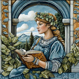 Inkscratchery style, Midjourney V6.1: classical 18th-century oil painting