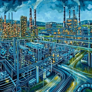 Inkscratchery style, Midjourney V6.1: technical infrastructure blueprint schematics