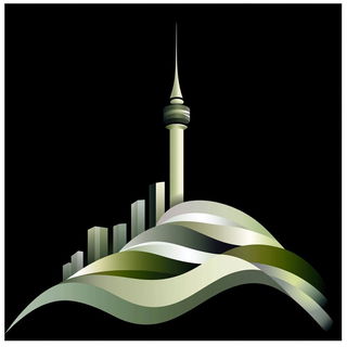 Refraction Naivete style, Midjourney V6.1: bold minimalist logo design for Istanbul city municipal services
