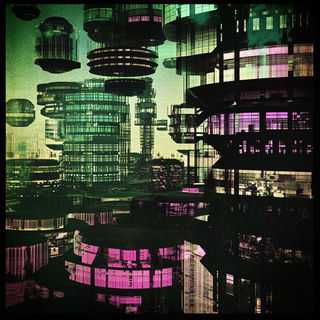 Terracefall Mythography style, Midjourney V6.1: megacity with futuristic bioarchitecture