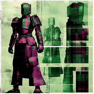 Terracefall Mythography style, Midjourney V6.1: concept art character design of retropunk steam knight