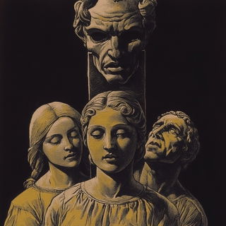 Magencore style, Midjourney V6.1: classical 18th-century oil painting