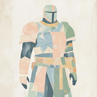 Chromacanyon Storyism style, Midjourney V6.1: concept art character design of retropunk steam knight