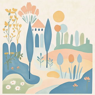 Chromacanyon Storyism style, Midjourney V6.1: retro fairy-tale illustration