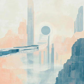Chromacanyon Storyism style, Midjourney V6.1: cinematic shot from sci-fi movie