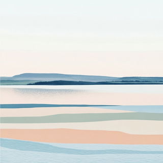 Chromacanyon Storyism style, Midjourney V6.1: realistic landscape photograph of quiet dawn