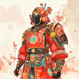 Legendocartoony style, Midjourney V6.1: concept art character design of retropunk steam knight