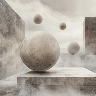 Champleve Astralway style, Midjourney V6.1: abstract 3D render